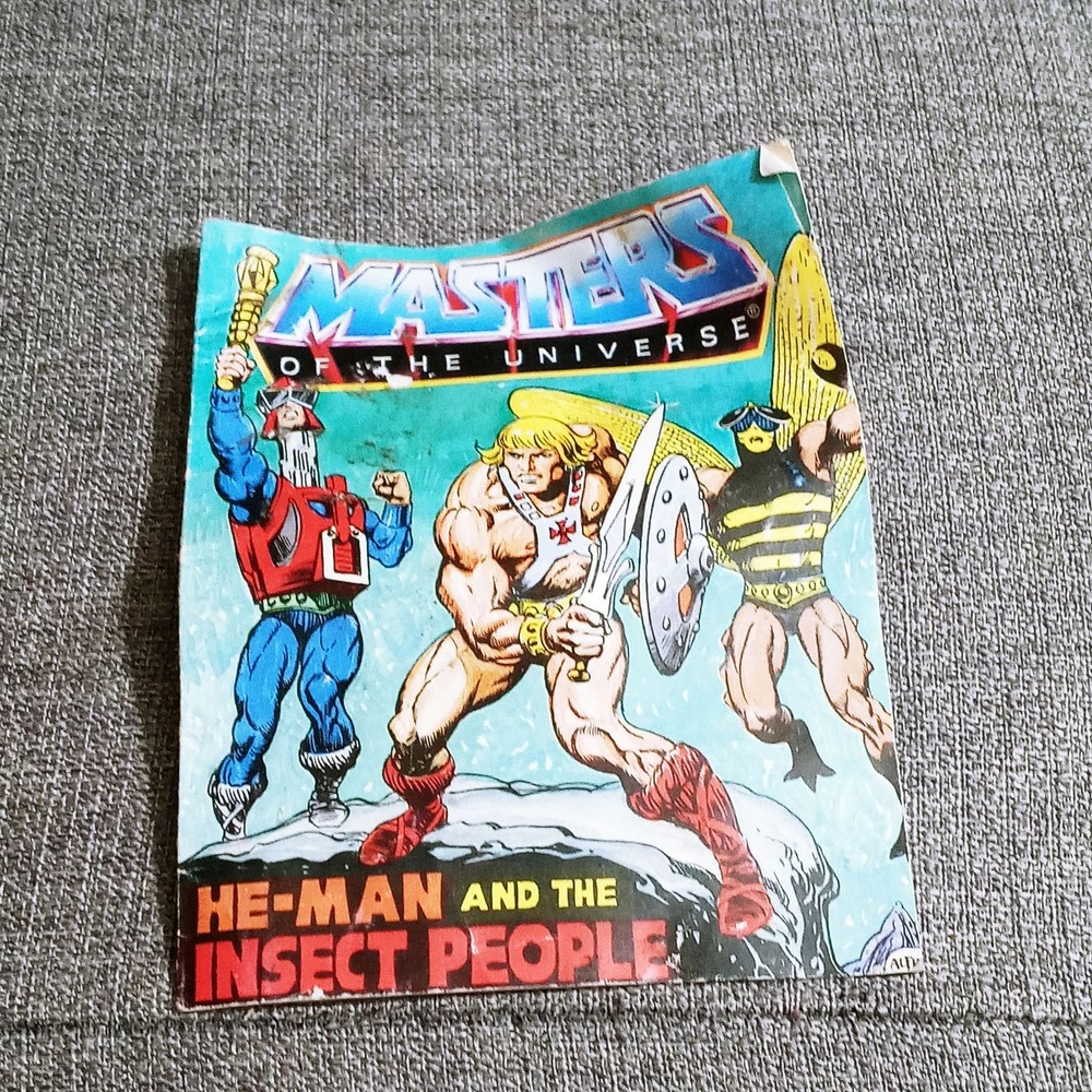 Vtg He-Man and the Insect People Masters of the Universe Mini Comic Book (ebab)